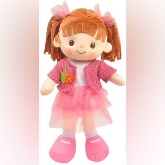 Linzy Toys, 16" Little Sweet Hearts Interactive Soft Plush Rag Doll - Picture 1 of 3